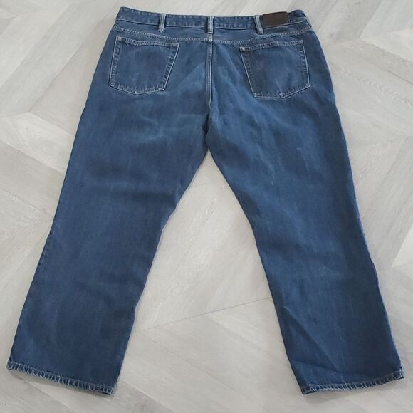 Sonoma Mens Straight Leg,  Relaxed fit, 100% Cotton Denim Jeans,  Size 42x30 - Picture 4 of 5